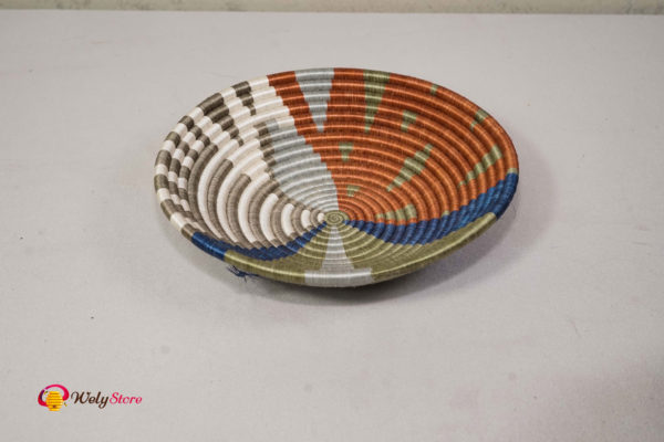 Lot de 5 paniers| Vert-orange