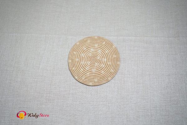 Lot de 6 paniers| Marron-rose