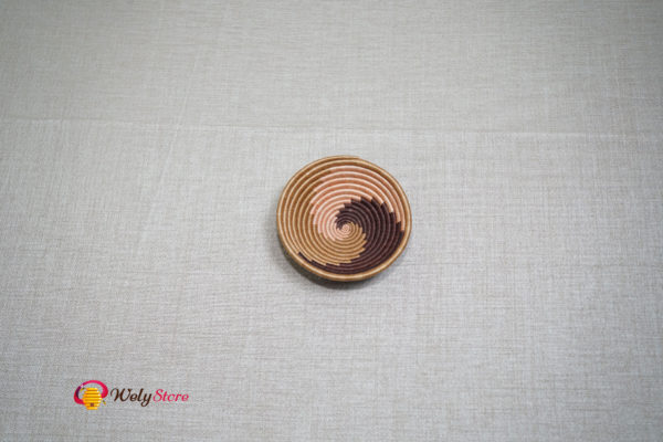 Lot de 6 paniers| Marron-rose