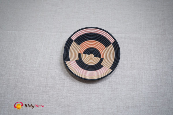 Lot de 6 paniers| Marron-rose